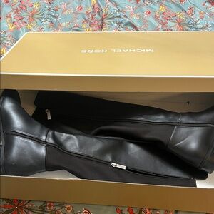 Michael Kors Black Over the Knee Boots